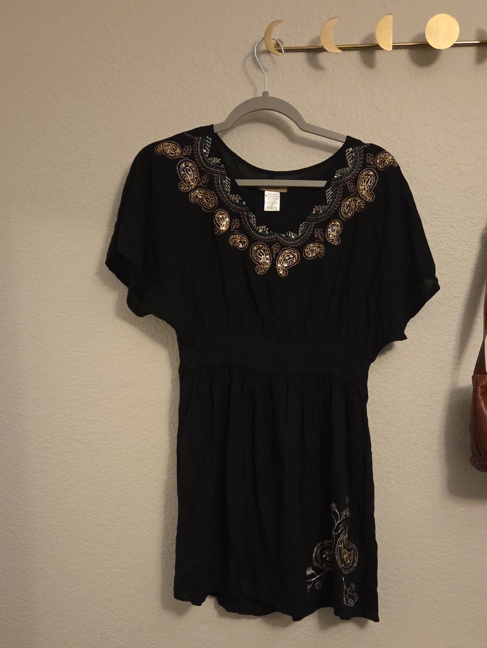 Moon Collection Sequin Tunic Top